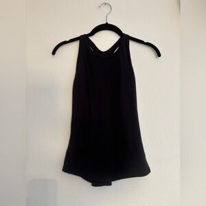 lululemon athletica Black Ribbed Racerback Tank